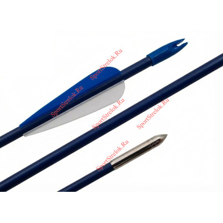 Стрела для лука фиберглассовая 30" оперение Parabolic